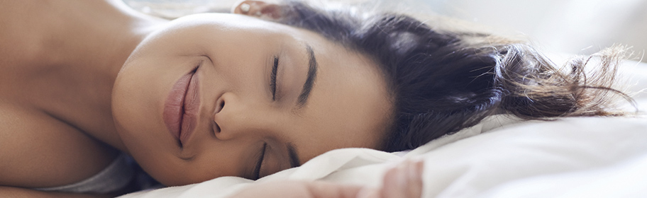 Vrouw slaapt